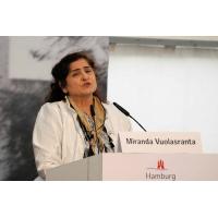 0212 Rede von Miranda Vuolasranta, Präsidentin des European Roma and Travellers Forum. | 